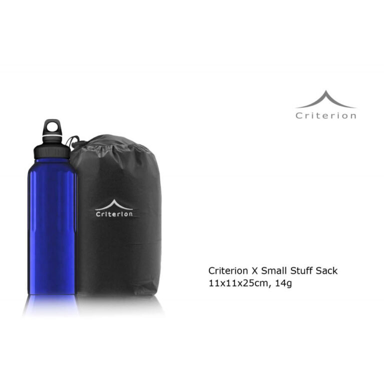 Criterion X Small Stuff Sack - comparison with 1L drinks bottle