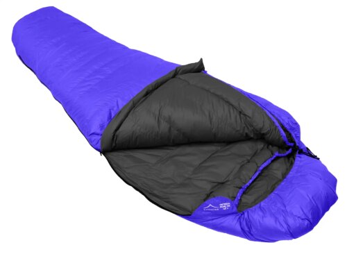 Ultralight Winter Sleeping Bags - Criterion Prime 700 Open - Total Weight 1110 gms; Temperature -18 °C
