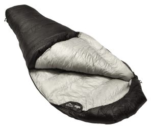 Down Sleeping Bags - Criterion Quantum 350 - Total Weight 695 gms; Temperature -3 °C