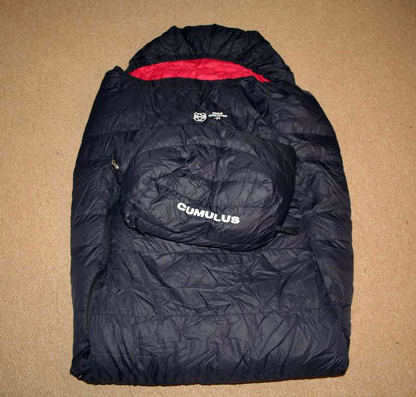 Cumulus Ultralight 350 (now rebranded Criterion) from Adventures in a Strange World blog post
