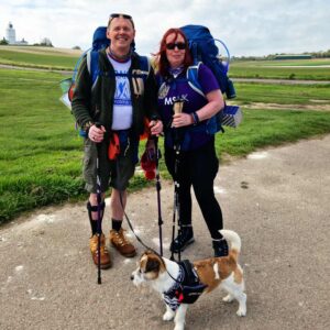 Craig, Karen and Bullet - End 2 End Hike